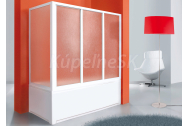 Aquatek ROYAL VF1 vaňová zástena 70/140, rám biely, sklo krilex voda (17)