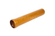 PVC kanalizačná 125 rúra KGEM SN4 125/2000, vr. tesnenia
