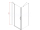 Gelco ONE bočná stena alebo Walk-in 700 mm, Číre sklo,profil Chróm