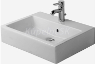 Duravit Vero Above counter basin 600mm Vero white, with OF, with TP, 1 TH, WG