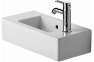 Duravit Vero Handrinse basin 50 cm Vero white w.of, w.tp, th r/l pre-punched