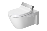 Duravit STARCK 2 misa WC závesná 37,5x62cm, biela, vhodná na SensoWasch, s WonderGliss