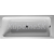 Duravit D-CODE vaňa 170x75cm, biela, odpad v strede, 700099000000000