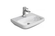 Duravit DuraStyle Handrinse basin 45 cm DuraStyle white, w/o OF, with TP, 1 TH