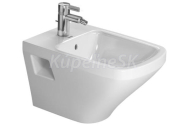 Duravit DURA STYLE bidet závesný 54x37 s prepadom, otv.pre bat, Biela 2282150000