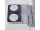 Roth Sprchové dvere do niky TZNL1 110, ľavé, profil brillant, sklo číre