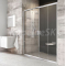Ravak BLDP4-140, 4-dielne sprchové dvere do niky, posuv 140x190 Bright alu,Transp +vešiak