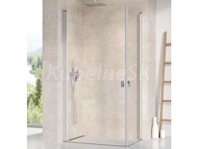 Ravak CHROME CRV1-80 sprchové dvere pre rohový s. kút, krídlové, Satin,Transparent+Cleaner