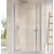 Ravak CHROME CRV1-80 sprchové dvere pre rohový s. kút, krídlové, Bright alu,Transp+Cleaner