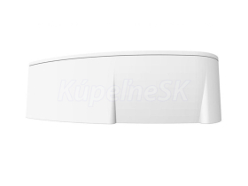 Ravak Čelný A panel 150 cm Ľavý Biely pre vaňu ASYMMETRIC,Panelkit