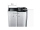 Ravak CHROME CPS-90, 1-dielna pevná stena Bright alu,Transparent