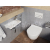 RAVAK Chrome 400 umývadielko Bez prepadu 40x22cm pravé biele, XJGP1100000 + CLEANER čistič