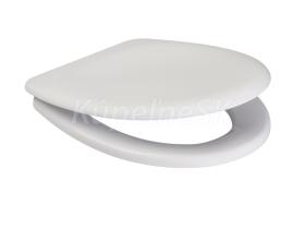Cersanit DELFI WC sedátko duroplast antibakteriálne kovové závesy, Biela K98-0001