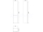 Cersanit EASY Skrinka 35x160x30cm, Biela Lesk S573-012