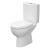Cersanit PARVA 010 WC-kombi vodor.odp,prívod vody z boku+sedátko duroplast, Biela K27-001