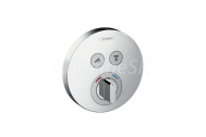 Hansgrohe 15748000 ShowerSelect S, Podomietková bateria pre 2 spotřebiče, chróm