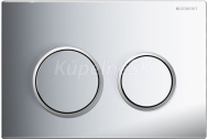 Geberit 115.085.KH.1 OMEGA 20 ovládacie tlačidlo, Plast, Chróm Lesk/Chróm Matný/Chróm Lesk