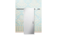 Doornite Posuvné dvere na stenu-ALU POSUV lišta 1700mm+plné 1-krídlové dvere,CPL-standard