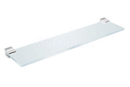 Jika PURE sklenená polička 40 cm vrátane držiakov, chróm H3853B10040001
