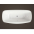 Santech Bevel 180x86 obdĺžnik. vaňa s ostrovčekom, výpusť 80cm