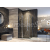 Aquatek GLASS R13 Rohový sprchový kút 100x80x195cm, jednokrídlové dvere, chróm, frost sklo