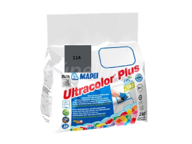 Mapei ULTRACOLOR PLUS 114 vodoodpudivá-protiplesňová škárovacia malta, antracitová 2kg