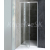 Aqualine AMICO 70 sprchové dvere do niky 740-820x1850 mm Číre/Biela Pivotové dv.
