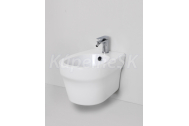 Artceram POP Závesný bidet 36 x 53 cm, biela, POB001