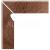 OPOCZNO OD128-001-1 SOLAR BROWN SKIRTING LEFT STRUCTURE 8X30 G1