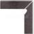 OPOCZNO OD128-004-1 SOLAR GRAPHITE SKIRTING RIGHT STRUCTURE 8X30 G1