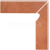 OPOCZNO OD128-006-1 SOLAR ORANGE SKIRTING RIGHT STRUCTURE 8X30 G1