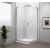Polysan EASY LINE štvorcový sprchový kút 90x90x190 cm Číre/leštený Hliník Posuvné dv. EL51