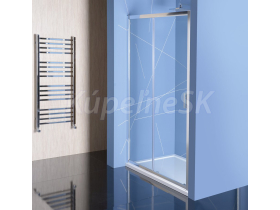 Polysan EASY LINE sprchové dvere do niky 100x190 cm, Číre/leštený Hliník Posuvné dv.