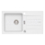 Alveus NIAGARA 30 kuchynský granitový drez so sifónom 77,5x43 - G-11 White