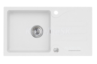 Alveus GALAPAGOS kuchynský granitový drez so sifónom 77x43 - G-11 White 1100882