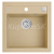 Alveus FORMIC 20 kuchynský granitový drez so sifónom 52x51 - G-55 Beige