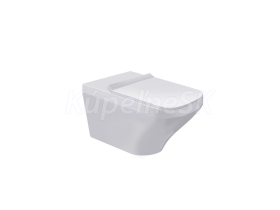 Duravit DURA STYLE WC misa závesná 37x62cm, biela rimless skryté upevnenie WG