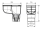 CHUDEJ, Strešný lapač - kanalizačná vpusť spodná, univerzálna odtok D110/D125 mm-šedá