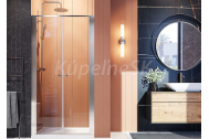 Aquatek FAMILY B02 Sprchové dvere do niky 95x190 cm, krídlové dvere, chróm, sklo grape