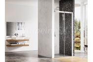 Ravak MATRIX MSD2-120 R 2-dielne sprchové dvere do niky, 120x195 Bright alu,Transp