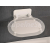 Ravak CHROME Sedátko do sprchy CLEAR/WHITE, sklopné