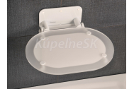 Ravak CHROME Sedátko do sprchy CLEAR/WHITE, sklopné