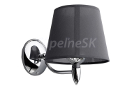 Sapho HANBO nástenné svietidlo E27, 60W, 230V, chróm