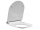 GSI NORM/PURA WC sedátko, SLIM, Soft Close, biela/chrom