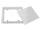 Aqualine Magnetické dvierka pod obklady 250x330