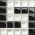 Opoczno UNIVERSAL GLASS DECORATION White/Black Mosaic D New 14,8X14,8 mozaika,1.tr.