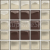 Cersanit UNIVERSAL GLASS DECORATION Beige/Brown Mosaic B New 14,8X14,8 mozaika,1.tr.