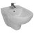 Jika LYRA PLUS bidet závesný 53cm s otvorom pre bateriu bez postranných otvorov, biely