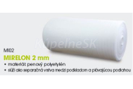 Mirelon penová podložka 2mm pod plávajúce podlahy