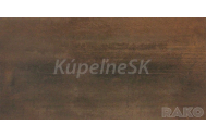 Rako RUSH obklad - kalibr. 30x60cm, tmavá hnedá, WAKV4520, 1.tr.